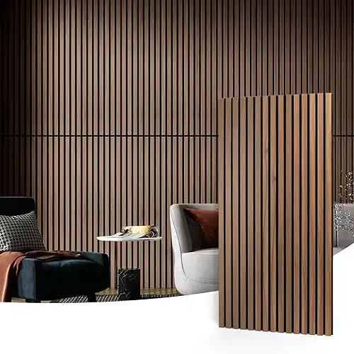 Wood Slat Acoustic Panels for Wall and Ceiling