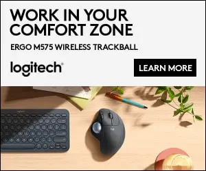 Logitech ERGO M575 Wireless Trackball with Smooth Tracking